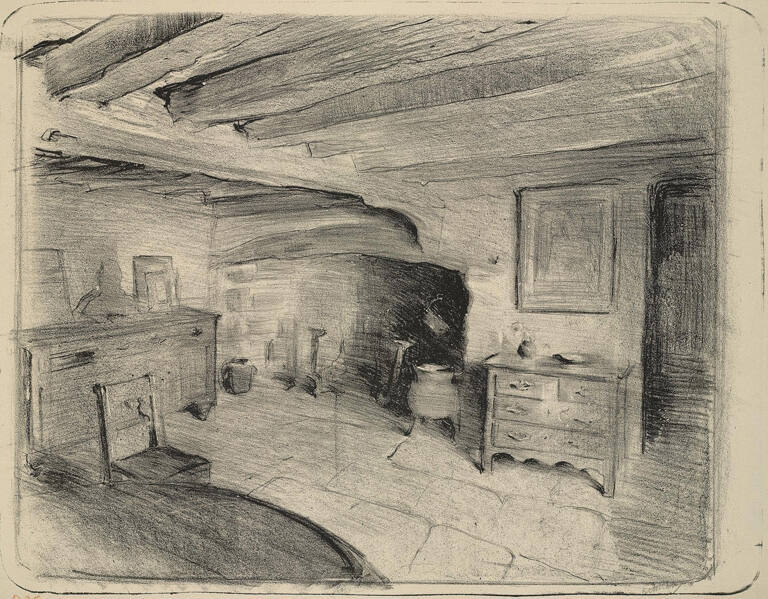 Interior with Hearth