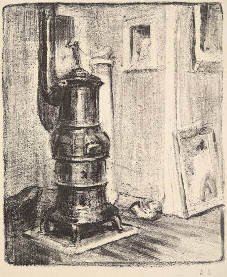 Interior with Heating Stove