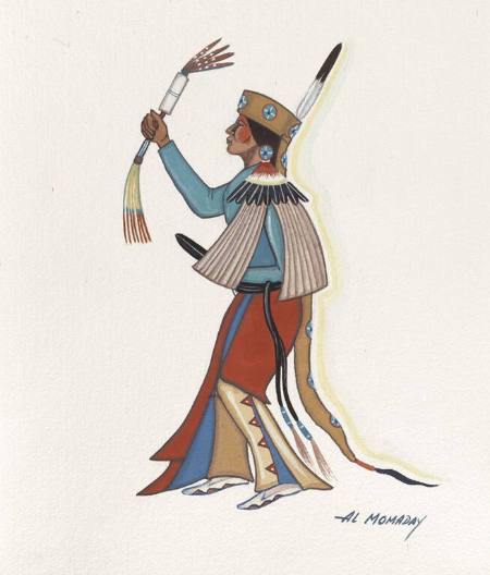 Kiowa Dancer with Rattle
