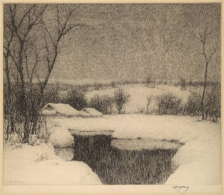 Untitled (winter scene)