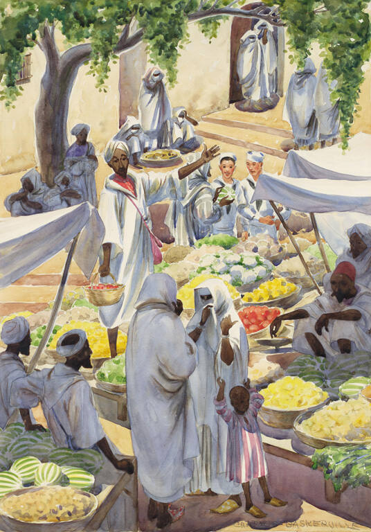 Fruit Market in Fez