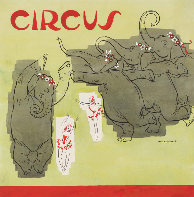 Elephant Ballet Poster Design