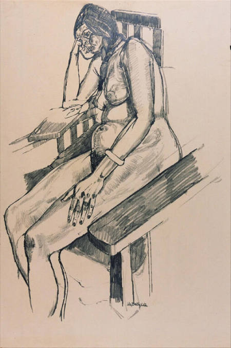 Untitled (Woman in a chair)