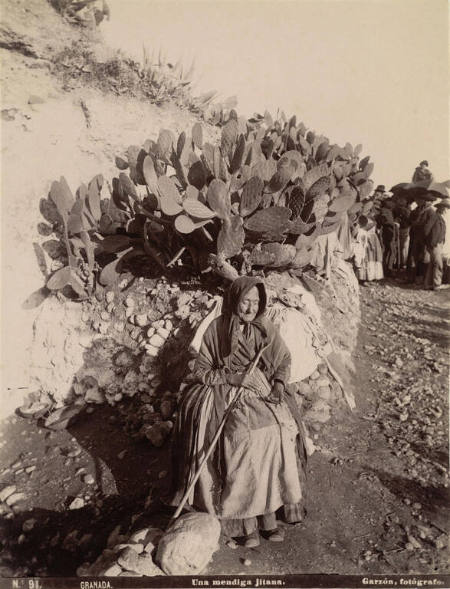 Una mendiga jitana, Granada