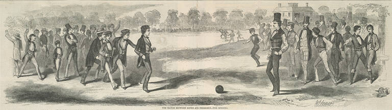 The Match Between Sophs and Freshmen-The Opening, published in Harper's Weekly