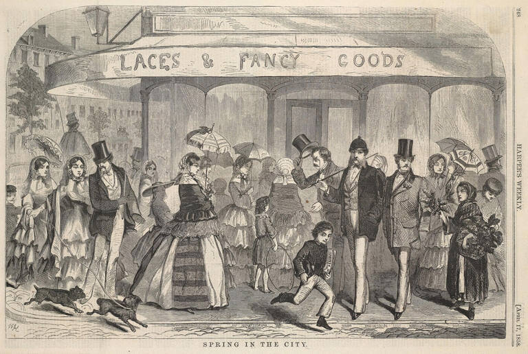 Spring in the City, published in Harper's Weekly