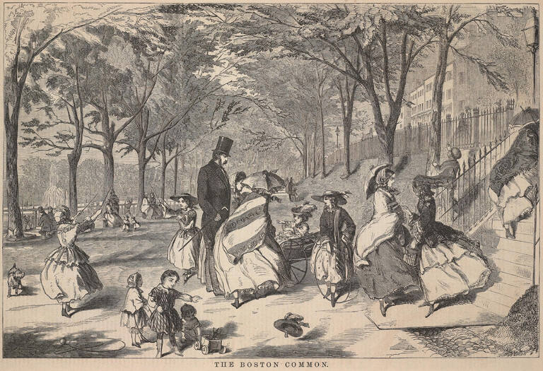 The Boston Common, published in Harper's Weekly
