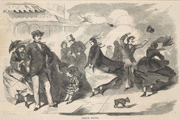March Winds, published in Harper's Weekly