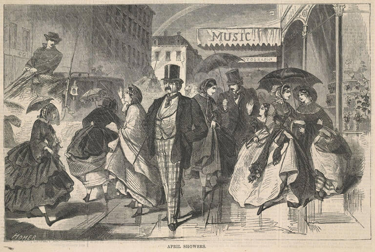 April Showers, published in Harper's Weekly
