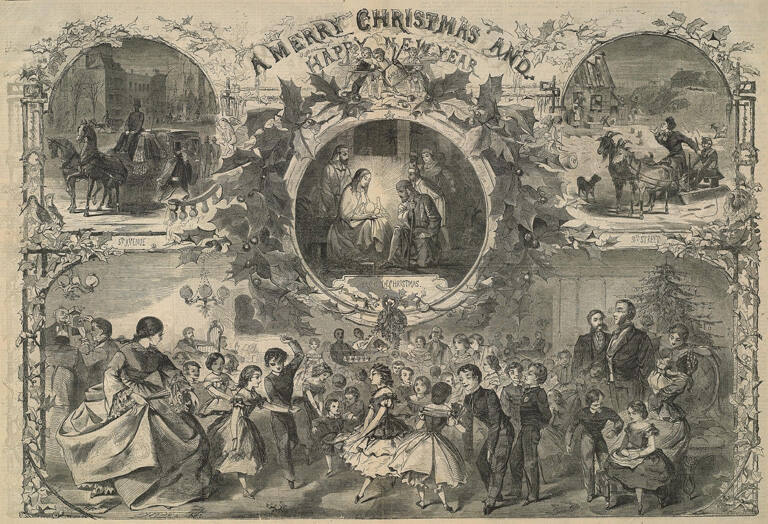A Merry Christmas and Happy New Year, published in Harper's Weekly