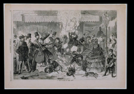 A Snow Slide in the City, published in Harper's Weekly