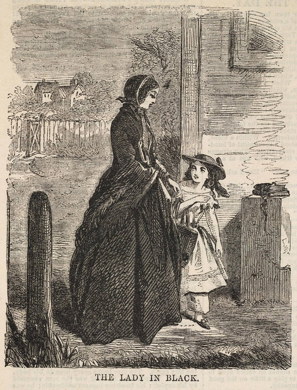 The Lady in Black, published in Harper's Weekly