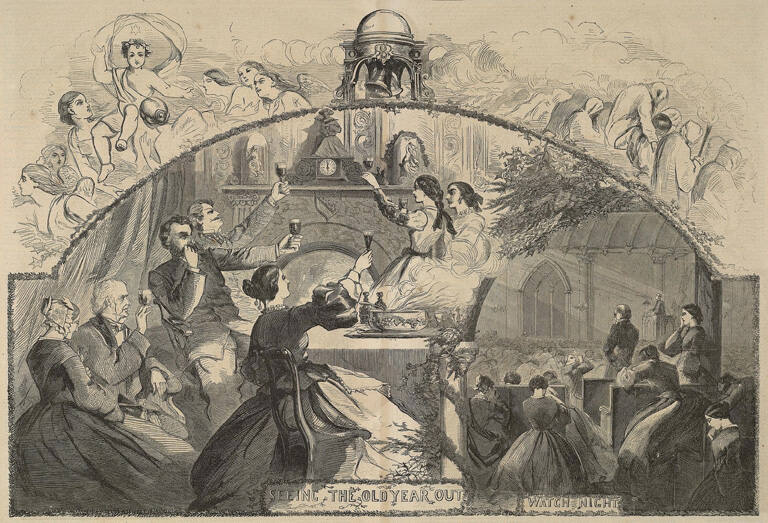 Seeing the Old Year Out, published in Harper's Weekly