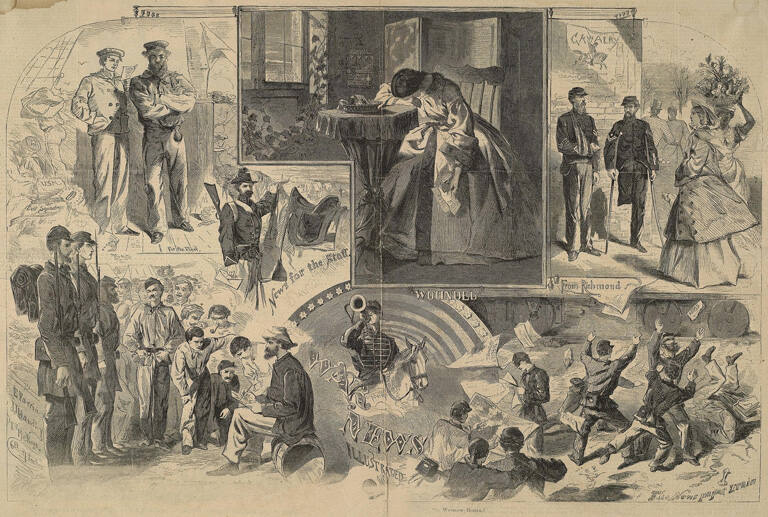 News from the War, published in Harper's Weekly