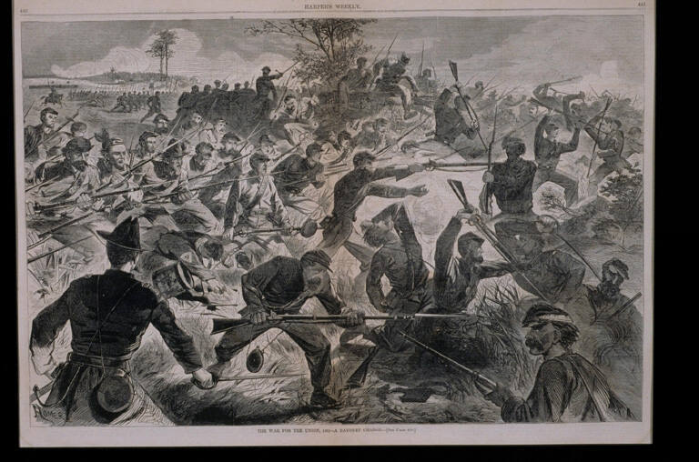 The War for the Union, A Bayonet Charge, published in Harper's Weekly