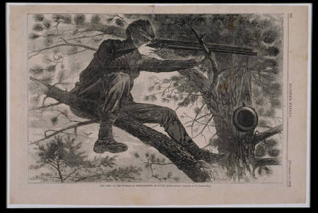 The Army of the Potomac, A Sharpshooter on Picket Duty, published in Harper's Weekly