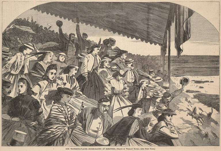 Our Watering Places, Horse Racing at Saratoga, published in Harper's Weekly