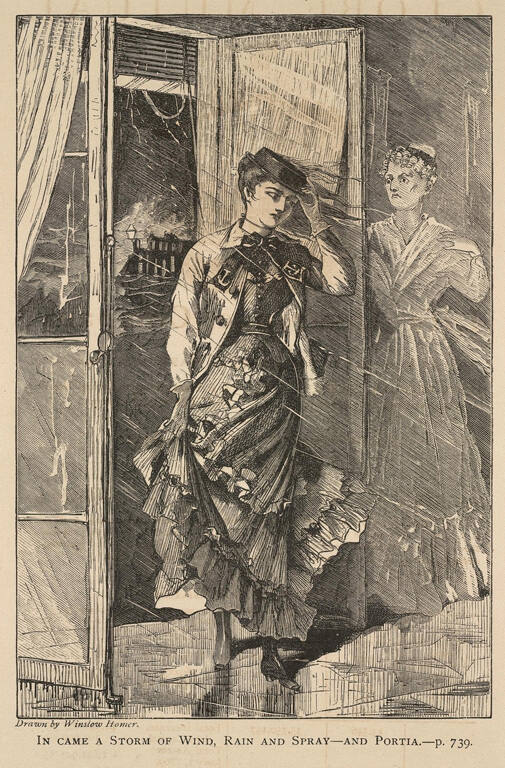 In Came a Storm of Wind, Rain, and Spray - and Portia, published in The Galaxy