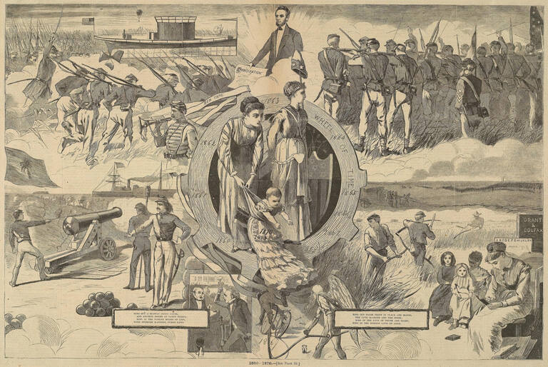 1860 - 1870, published in Harper's Weekly