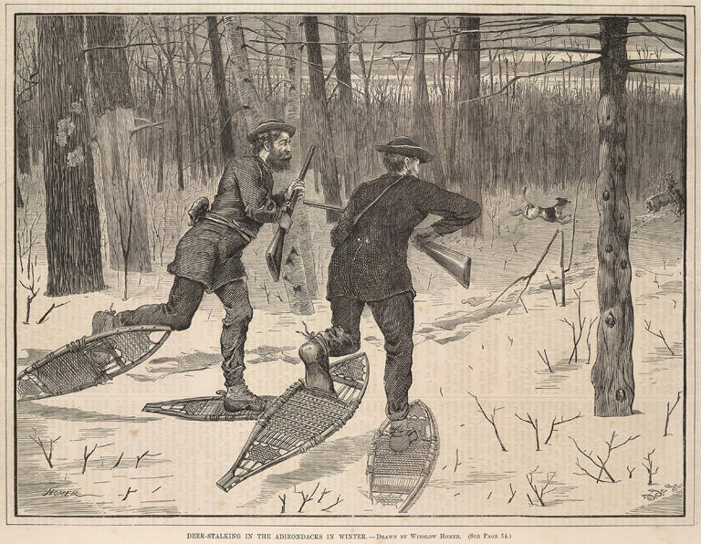 Deer Stalking in the Adirondacks in Winter, published in Every Saturday
