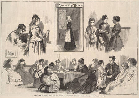 New York Charities, St. Barnabas House, 304 Mulberry Street, published in Harper's Weekly