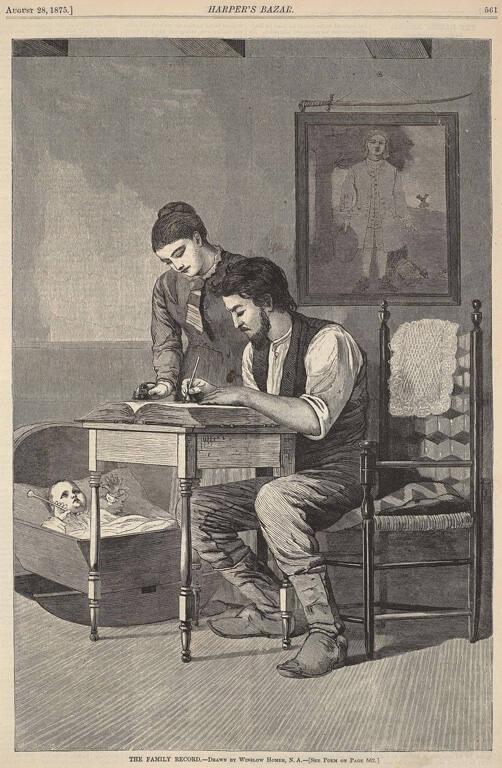 The Family Record, published in Harper's Weekly