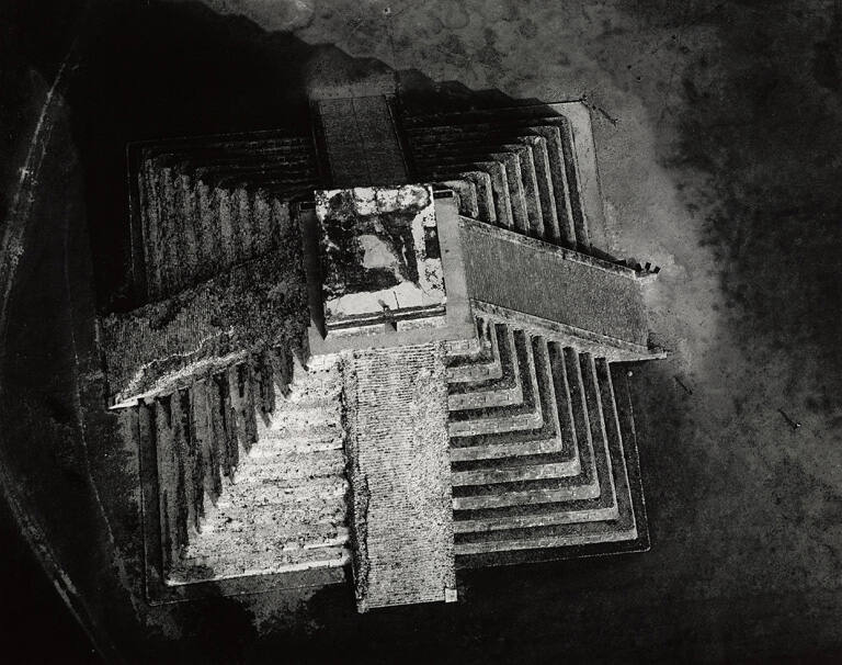 Castillo from the Perpendicular, Chichen Itza, Yucatan, Mexico, from the portfolio Heightened Perspectives: Marilyn Bridges