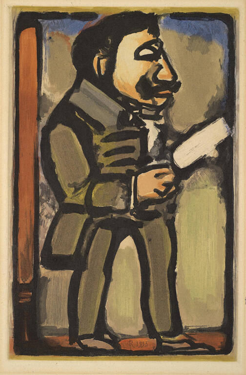 Professor Pieu, Membre d'Institut. Plate 11 from the 