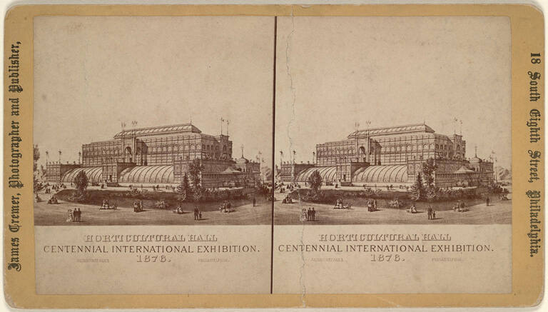 Horticultural Hall, Centennial International Exhibition, Fairmount Park, Philadelphia