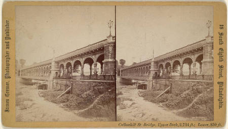 Callowhill St. Bridge, Upper Deck, 2,734 ft.; Lower, 850 ft.