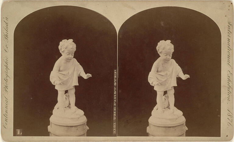 1151 The First Step, International Exhibition, 1876