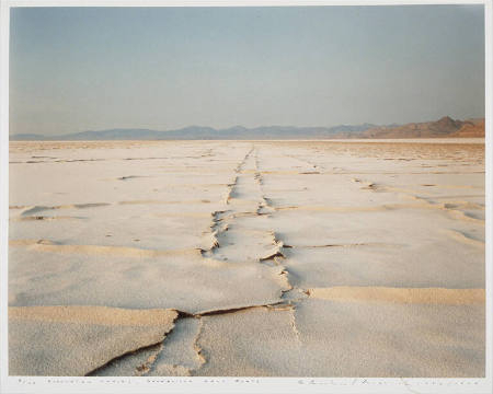 Encrusted tracks, Bonneville Salt Flats