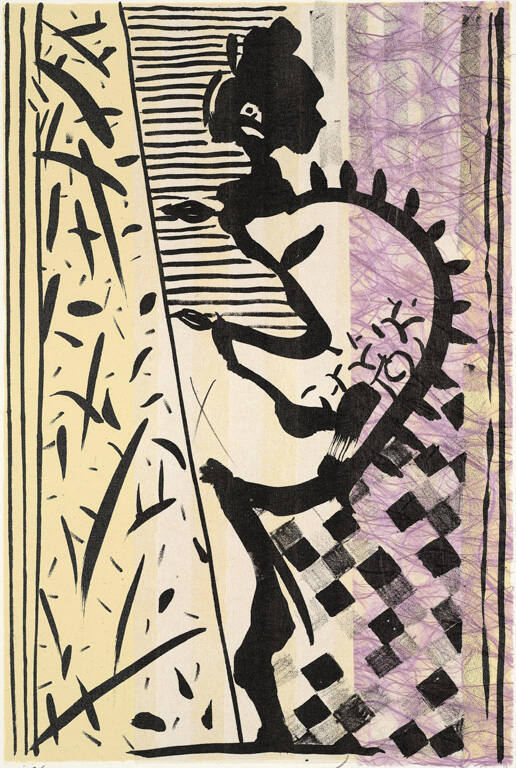 Flamenco Women (yellow and purple)