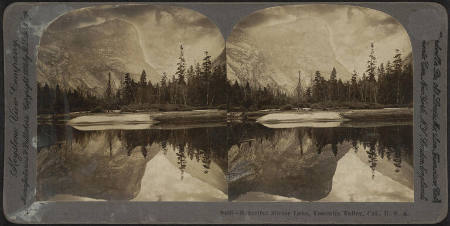 (9466) Beautiful Mirror Lake, Yosemite Valley, Cal., U.S.A.