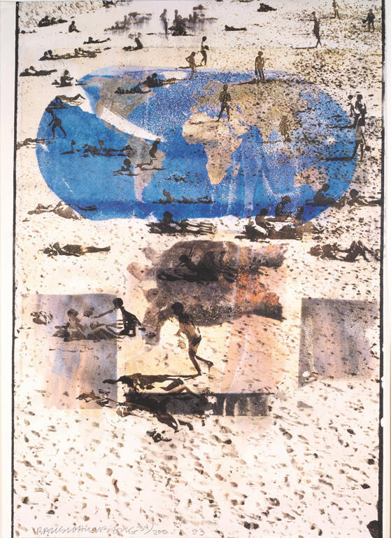 Untitled (composition with sunbathers)