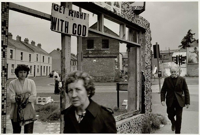 On the Loyalist Shankill Road, Belfast, Ireland