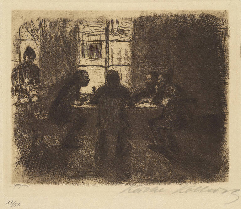 Vier Männer in der Kneipe (Four Men in a Tavern)