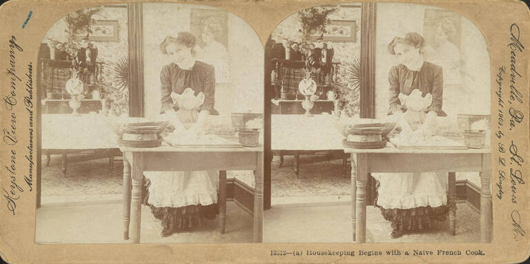 Housekeeping begins with a Naive French Cook