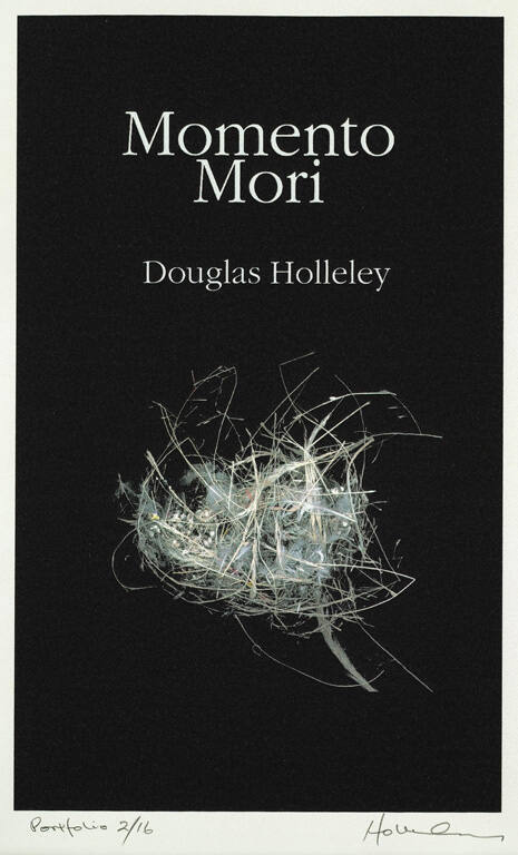 Title page from the portfolio Momento Mori