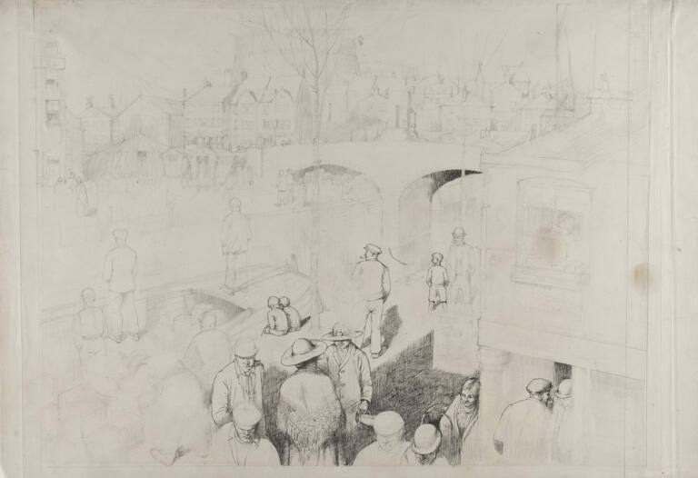 Street scene with figures