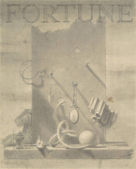 Cover for Fortune Magazine (Still Life with Egg, Watch)