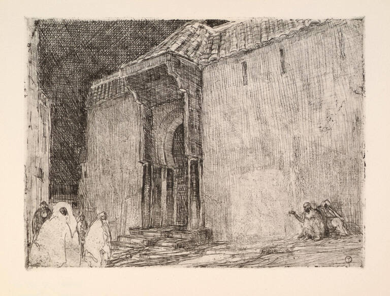 Street Scene, Tangier (Mosque, Tangier)