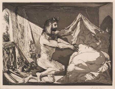 Faune Dévoilant une Femme (Satyr and Sleeping Woman)