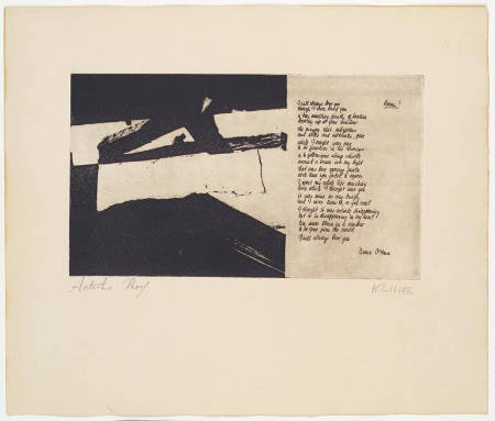 Poem, from the portfolio Twenty-One Etchings and Poems