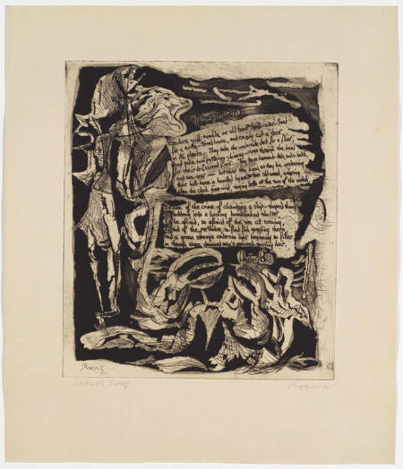 Underworld, from the portfolio Twenty-One Etchings and Poems