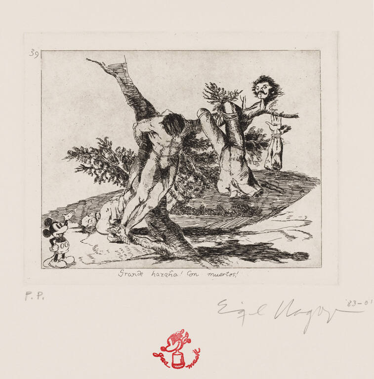 Grande hazaña! Con muertos! from the portfolio Homage to Goya II: Disasters of War