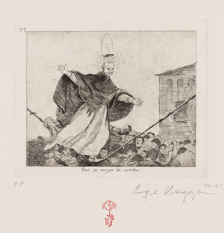 Que se rompe la cuerda, from the portfolio Homage to Goya II: Disasters of War