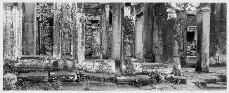 Angkor Wat, Bayon (interior gallery, facing north), plate II from portfolio Angkor Wat, Cambodia: Vision of the God-Kings