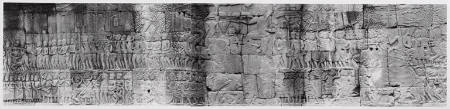 Angkor Wat, diptych of frieze, plate X from portfolio Angkor Wat, Cambodia: Vision of the God-Kings