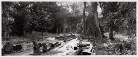 Angkor Wat (backlit path to temple), plate XII from portfolio Angkor Wat, Cambodia: Vision of the God-Kings